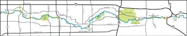 Buffalo Bayou Map