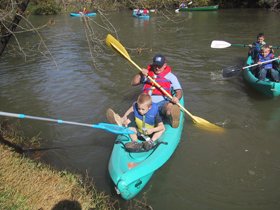 Stephen F. Austin Paddling Trail - Old Settlement Passage Kayakers