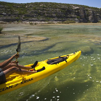 Kayaker on Devils River